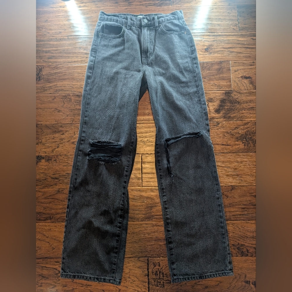 Hidden Denim Women's Distressed Black Jeans Size 26